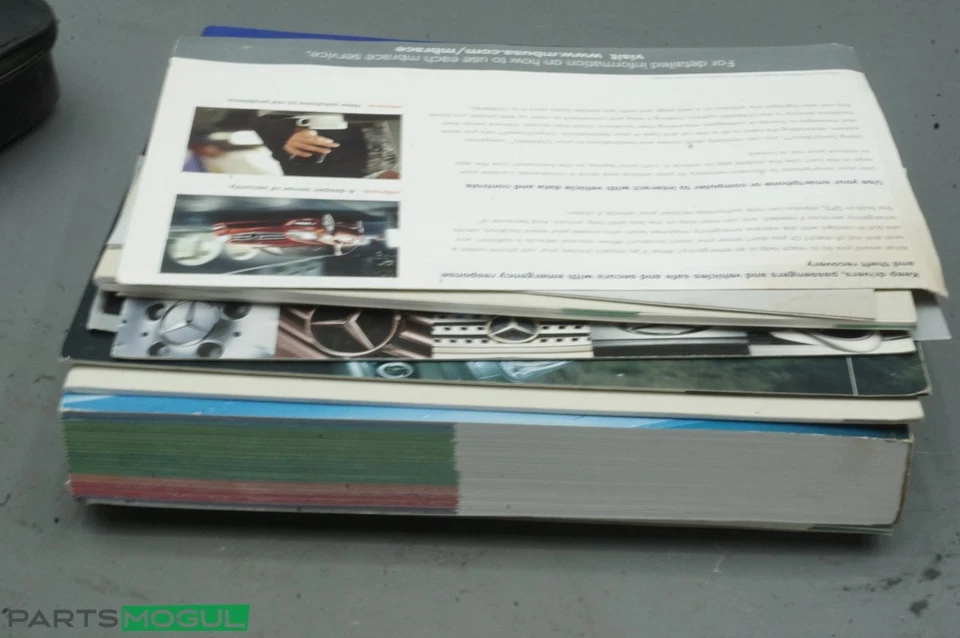 2007 Mercedes-Benz S-класса S550 S600 владельцев руководство с натуральной кожи чехол OEM - Изображение 4 из 4