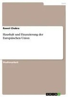 Haushalt Und Finanzierung Der EuropäIschen Union Rawol Chabra Taschenbuch 28 S.