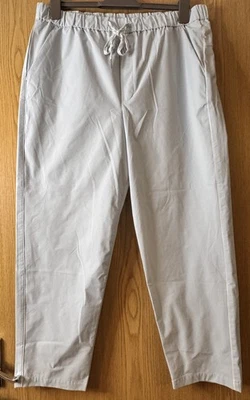 Ladies Anthropologie Maeve Pale blue smart jogging bottom trousers Large 12-14 - Image 1 of 4