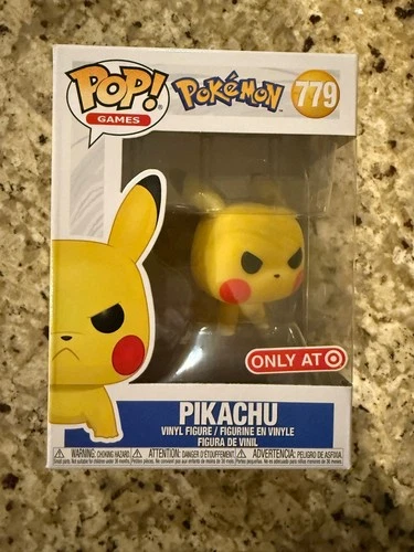 Funko Pop 779 Pokemon Pikachu Target Exclusive Vinyl Figure Angry Face