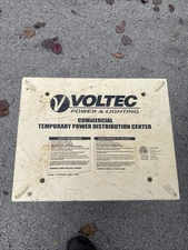 Voltec 125/250V 50 Amp Temporary Power Distribution Center, U-Ground T-Slot