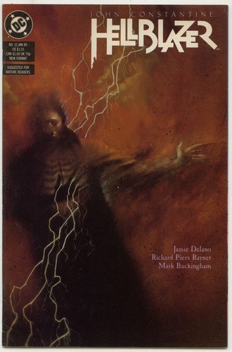 HELLBLAZER #15 (John Constantine, McKean, Delano, Buckingham, Vertigo) FN+ 1989