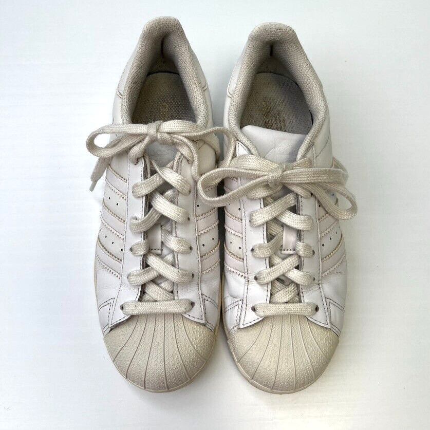 Adidas Shoe Boy 4 Superstar Athletic Low Top Lace Up Sneaker Hip Classic Core Go Adidas Shoe Boy 4 Superstar Athletic Low Top Lace Up Sneaker Hip Classic Core Go