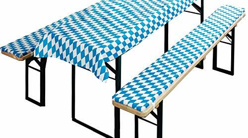 Brandsseller, set di 3 pezzi, per panche e tavolo, composto da 2 cuscini imbotti - Foto 1 di 1
