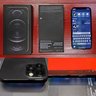 iPhone 12 Pro with Box & TikTok app