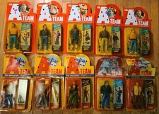 👀 LOT OF 10 A-TEAM FIGURES VINTAGE 1983 SEALED MOC GALOOB ACTION FIGURES MR T