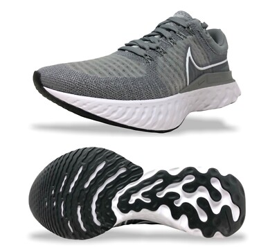 Nike React Infinity Run FK 2 Mens Running Shoes Grey/White CT2357 001 (NEW)