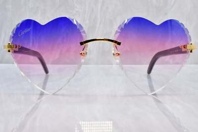 Cartier Heart-Shaped Rimless Sunglasses - Pink Cartier Lover Heart Limited — EDGE LUXURY EYEWEAR main image 4