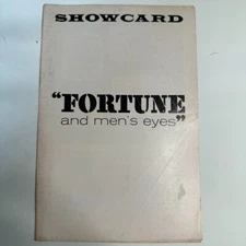 FORTUNE AND MEN'S EYES - ACTORS PLAYHOUSE SHOWCARD - VICTOR ARNOLD - 1967