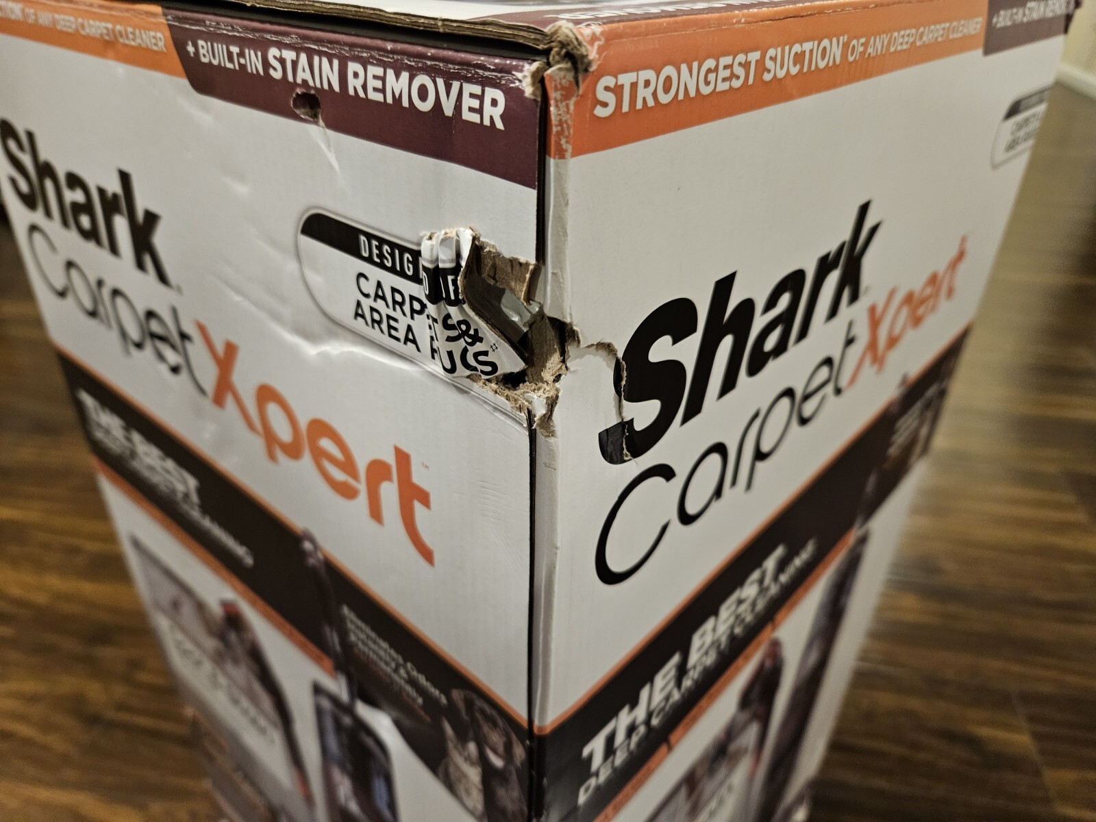 Shark CARPET XPERT Spot & Stain Remover Upright Vacuum EX150 BRAND NEW *Box Dmg* 622356607490 eBay