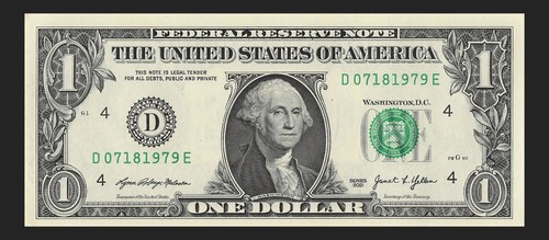 JULY 18 1979 Birthday Date Note Fancy Serial Number One Dollar Bill 07 18 1979 - Picture 7 of 11