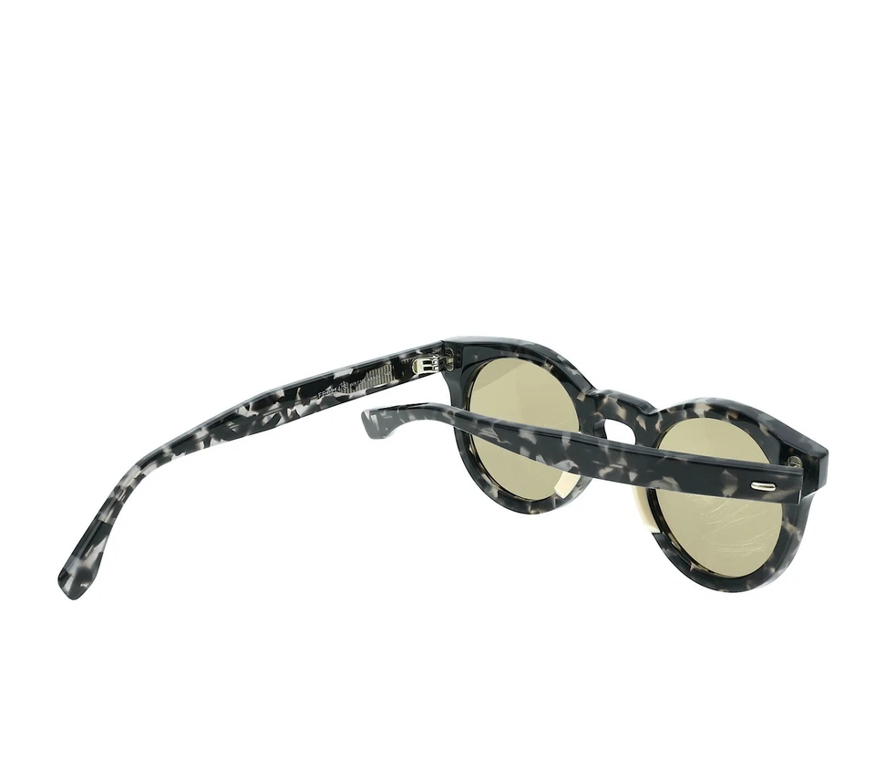 Gafas de sol FENDI para hombre redondas 48 mm negras Habana R2752 Foto 4 de 4