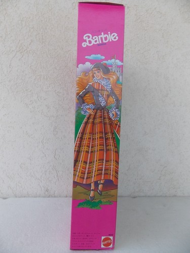 barbie scottish scozzese ecossais dolls world collector doll NRFB 1990 dotw 9845 - Picture 6 of 6