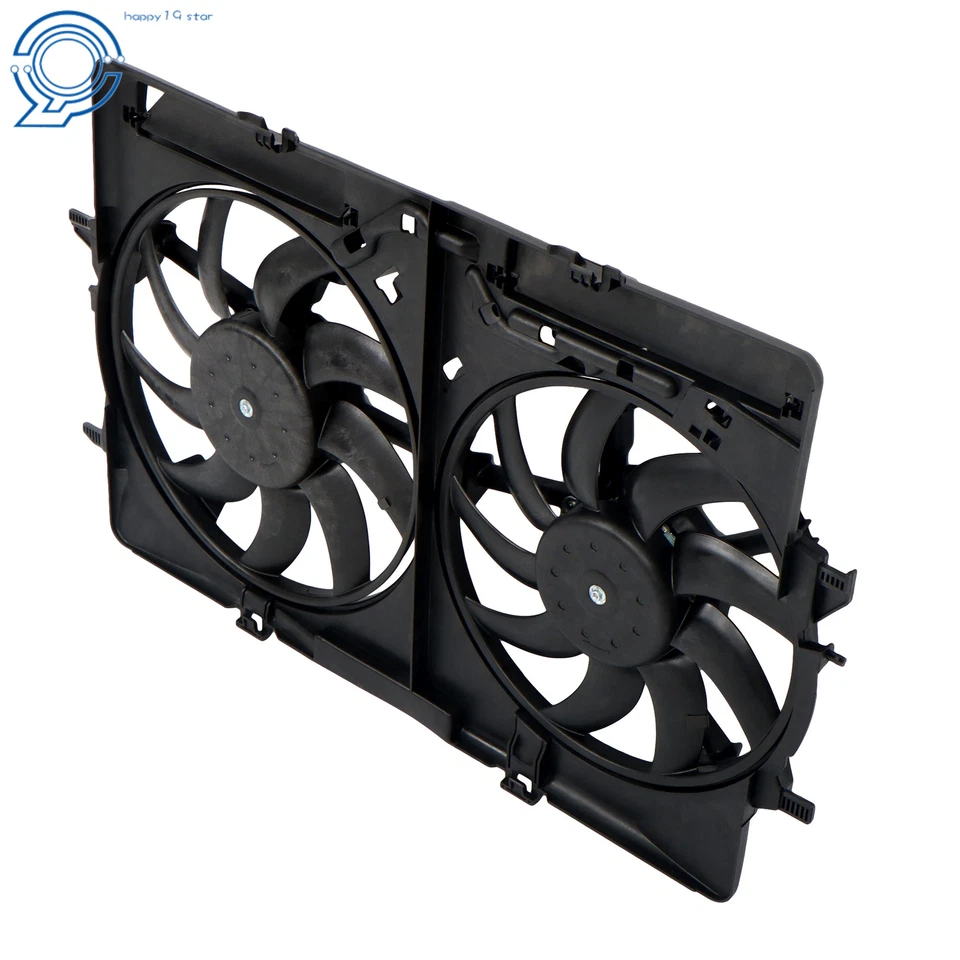 Radiator Cooling Fan Assembly for Audi A5 Q3 A6 A4 Q5 / AU3115113 New Foto 3 de 4