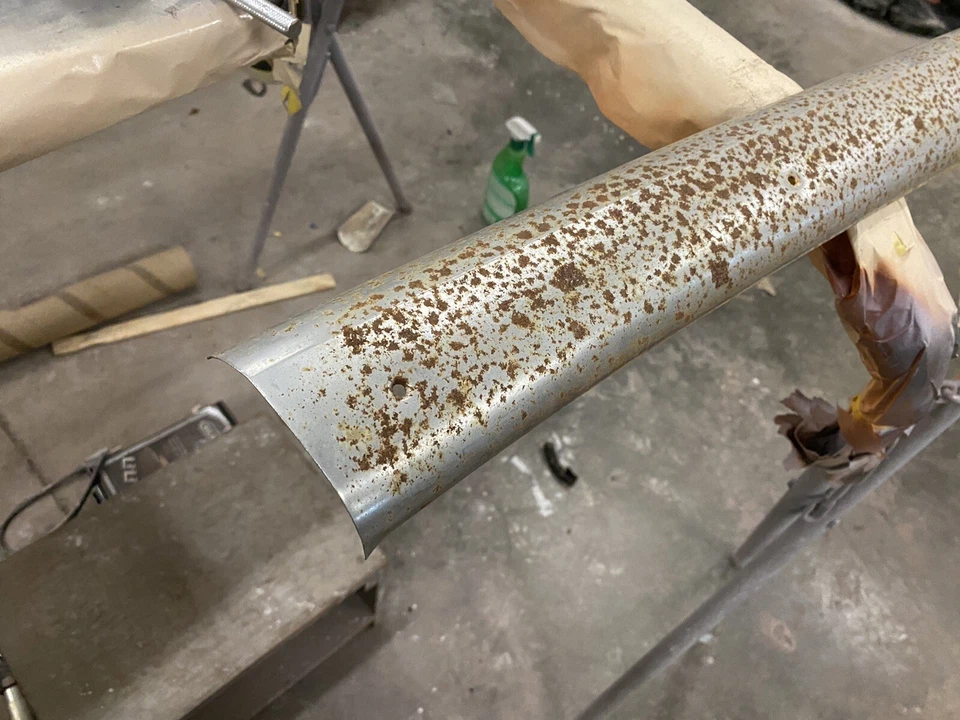 1968 1969 Ford Torino Fairlane Convertible Interior Windshield Header Trim Core - Image 2 of 4