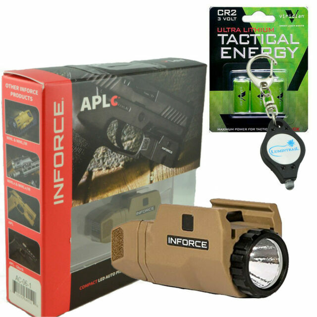 Inforce Aplc Compact Pistol Light 200 Lumens Led Ac 06 1 Fde Flat Dark Earth For Sale Online Ebay