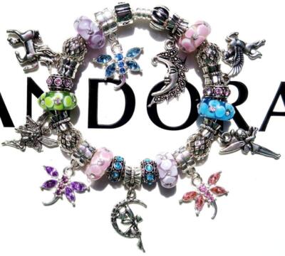 BEADS AND CHARMS TO USE ON PANDORA STERLING SILVER BRACELETS!  FAIRY DUST