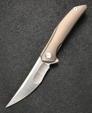 CMB Sasori CMB-15G Titanium Handle M390 Steel Camping Pocket Folding Knife EDC
