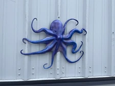 28" Purple Octopus Half Mount Replica - Quick Production