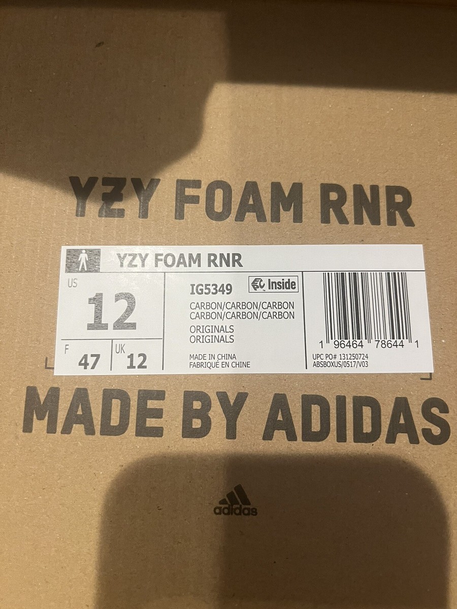 テキスト So 12/ Yeezy Foam Runner 'Carbon' | eBay