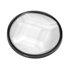 Innovative 77mm Fractaled Prism Filter Multiple Effect Quadriprism for DSLR