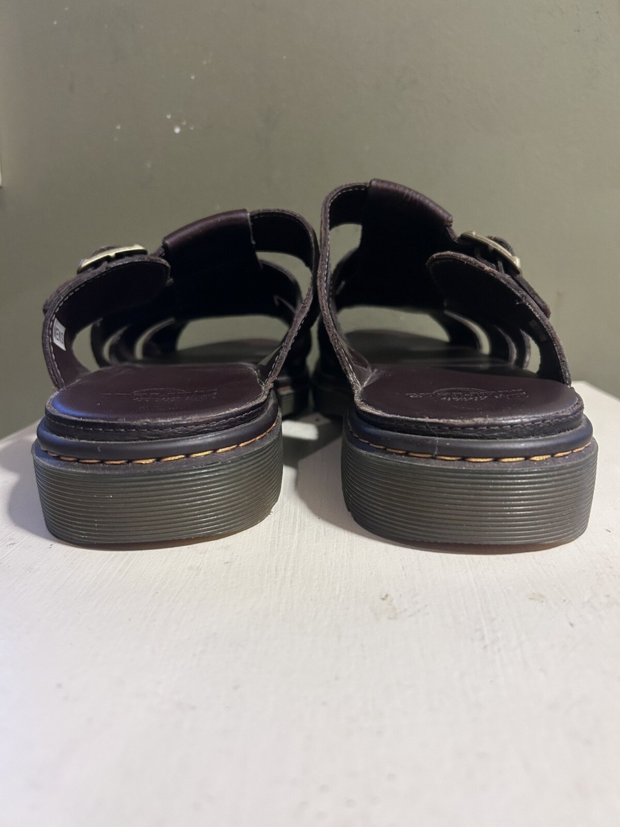 Dr Martens Dieter Buckle Mens 13 Slip On Brown Leather Jesus  display picture 1