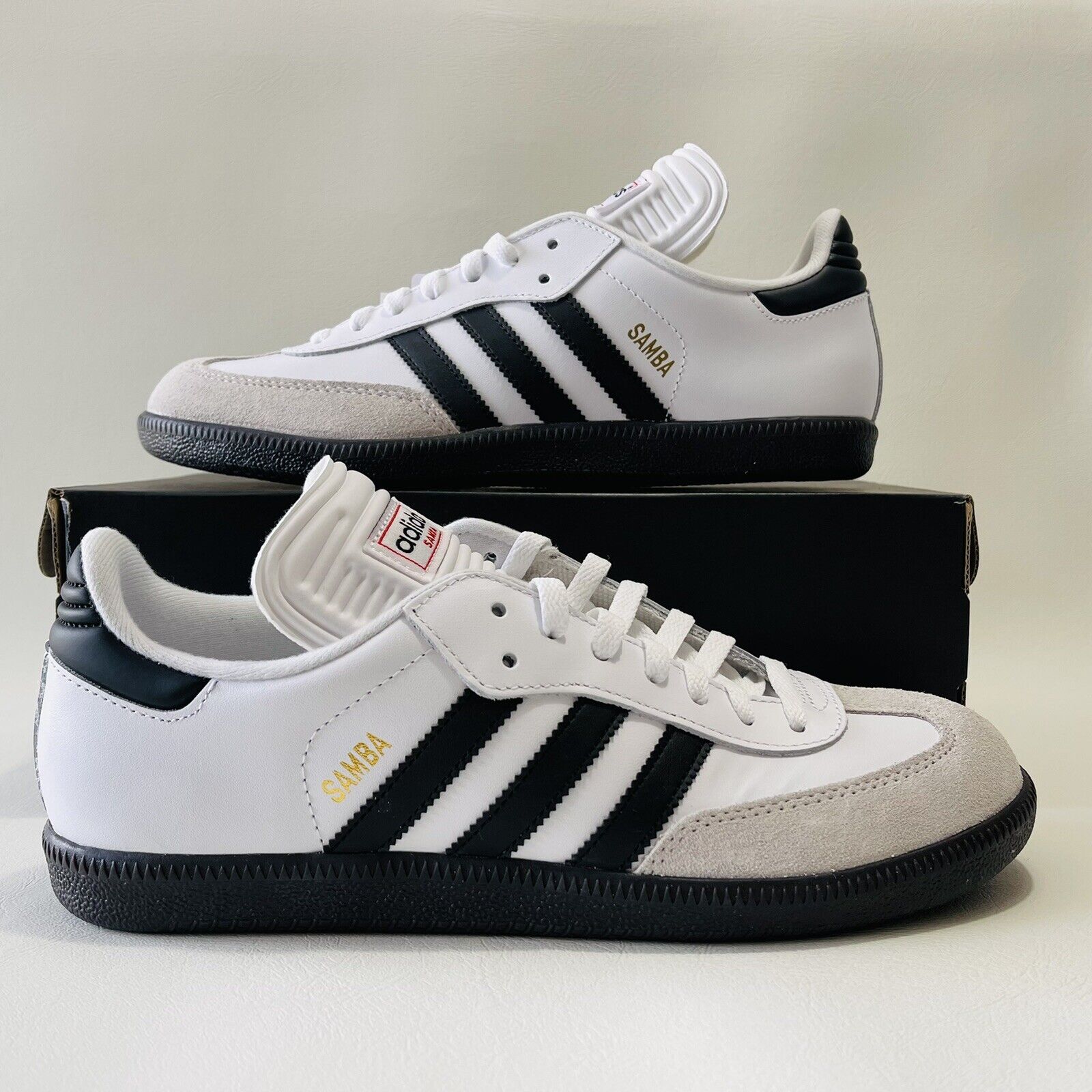 amante Pelágico Economía Adidas Samba Classic Men Shoes Athletic Sneakers White Black Trainers  772109 New | eBay