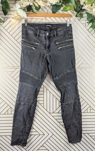 zara zipper jeans