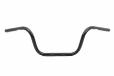 8" Ape Hanger Handlebar with Indents Black for Harley Davidson by V-Twin