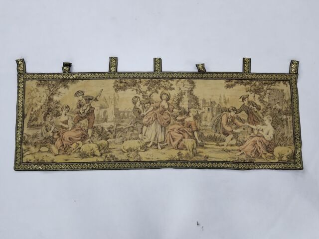 Vantage French Romantic Scene Wall Hanging Tapestry 136x47cm Vantage French Romantic Scene Wall Hanging Tapestry 136x47cm