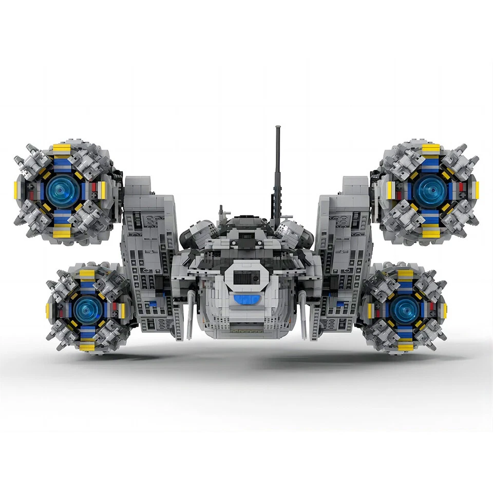 YOUFOY 1:250 Scientific Exploratory Spaceship with Interior 9337 Pieces MOC - Image 2 of 4