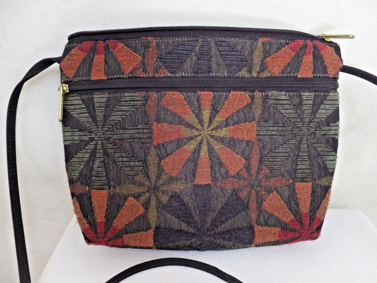 Danny K Beverly Hills Multicolor Floral Tapestry Crossbody  display picture 1