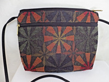 Danny K Beverly Hills Multicolor Floral Tapestry Crossbody Bag Purse USA Made