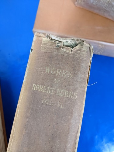 Six Volumes Works Of Robert Burns 1877-1879 Poetry William Paterson - Bild 8 von 12