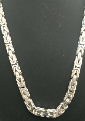 Solid 925 Sterling Silver 25x15.75mm Enameled Cross Crucifix Charm Pendant Chain Necklace 18