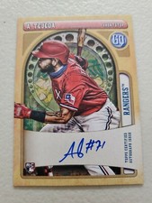 Anderson Tejada 2021 Topps Gypsy Queen RC Auto Texas Rangers Rookie Autograph