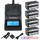 Kastar Battery Lcd Fast Charger for Np-F570 Cn-304 Vl600 Yn300 Led Video Light