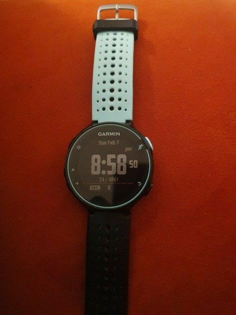 Garmin Forerunner 235 Heart Rate Monitor GPS Running Watch - Black/Grey for sale online | eBay
