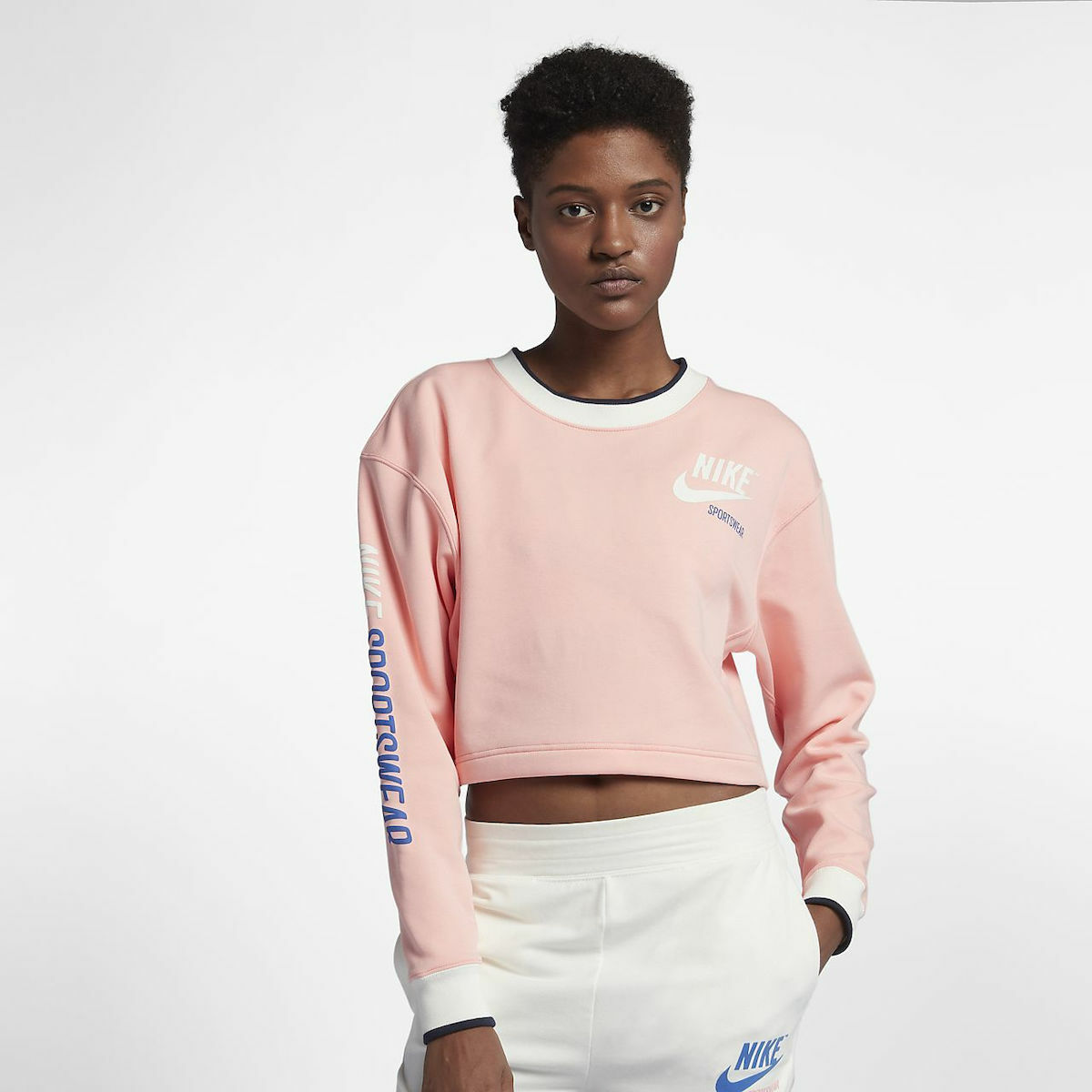 nike cropped crew neck