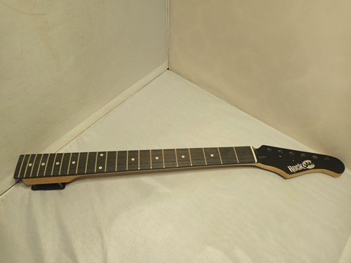 NEW ROCK JAM ELECTRIC GUITAR STRAT BLACK NECK WITH NECK PLATE