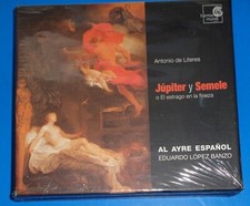Eduardo Lopez Banzo ANTONIO DE LITERES Jupiter y Semele - Harmonia Mundi SEALED