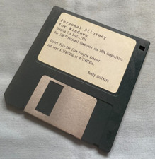 PERSONAL ATTORNEY FOR WINDOWS - PC Computer Handy Software 3.5" Disk - UNTESTED