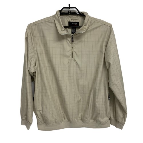 izod men's microfiber golf jacket