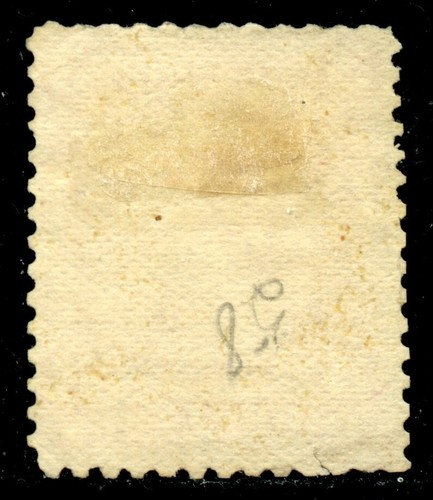 Canada Scott 25 3c Large Queen Red on Wove Paper - Picture 2 of 2