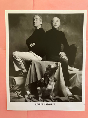 Mike Stoller & Jerry Leiber original vintage press photo