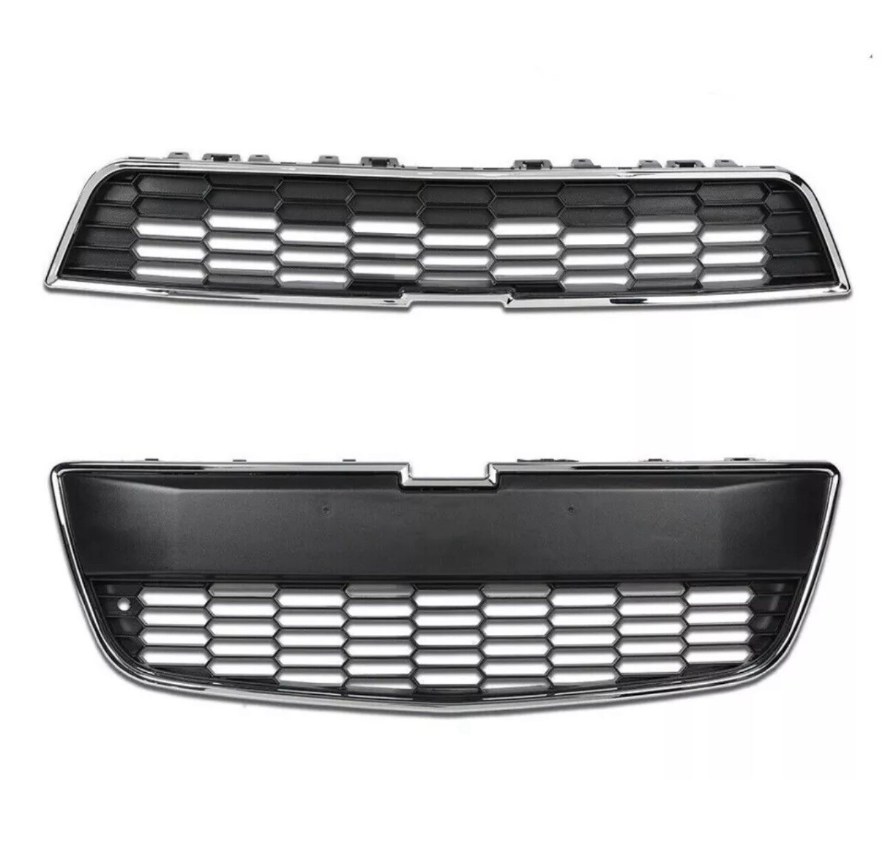 Upper & Lower Bumper Grille Fit For 2012-2016 Chevrolet Sonic LS/ LT ...