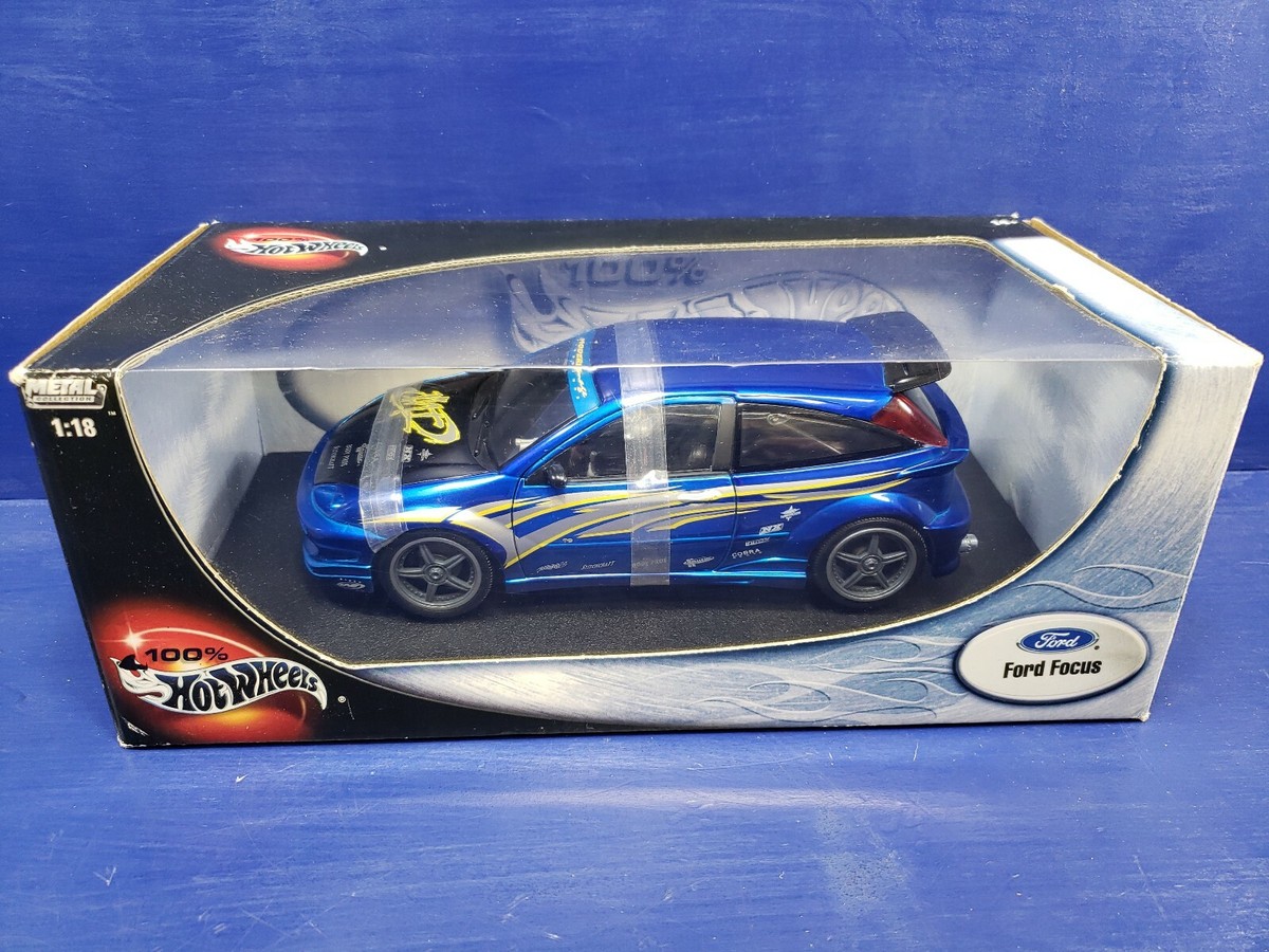 Hot Wheels Ford Focus Wings West Blue 1:18 Scale | eBay
