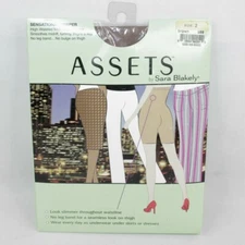 Assets by Sara Blakely High Waisted Mid-Thigh Sensational Shaper Brown Size 2