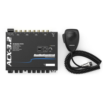 AudioControl ACX-3.2, 4 Band Stereo Graphic All Weather Equalizer & Crossover