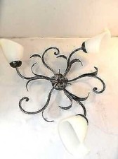 Lustre Plafonnier en Fer À 3